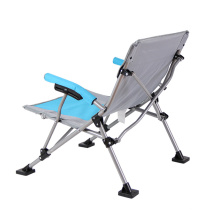 Easy carry foldable camping chair outdoor leisure folding stainless chair